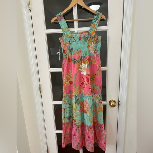 Spartina Avalon Smocked Dress - Size XS - NWT - Picture 6 of 11